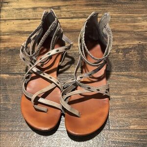 Jellypop Strappy Tan Sandals